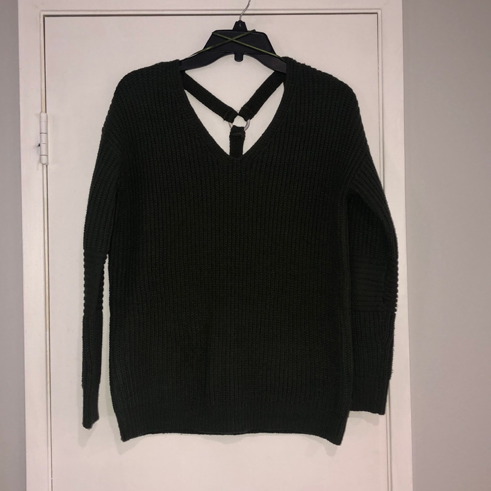 Olive green sweater